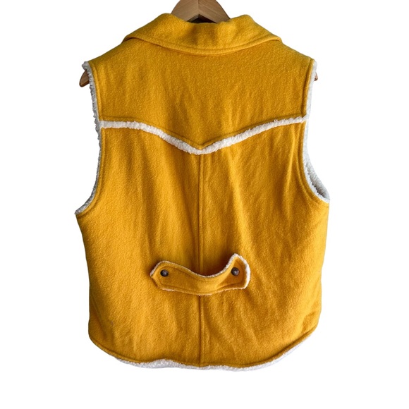 Calvin Klein Wool Vest Yellow Small - Picture 5 of 9